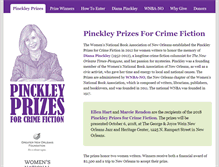 Tablet Screenshot of pinckleyprizes.org